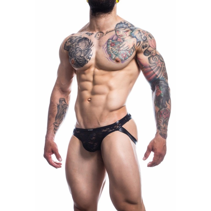 Schwarzer Jockstrap Capri L4CE04 von Cut4Men | Fesselliebe.de