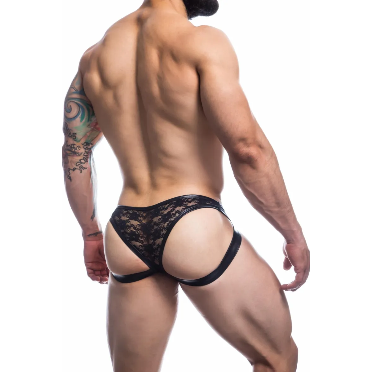 Schwarzer Jockstrap Capri L4CE04 von Cut4Men | Fesselliebe.de