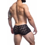 Schwarzer Trunk Boxer Shorts L4CE05 von Cut4Men | Fesselliebe.de