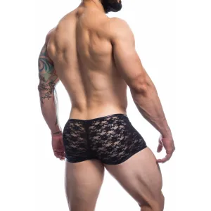 Schwarzer Trunk Boxer Shorts L4CE05 von Cut4Men