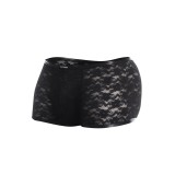 Schwarzer Trunk Boxer Shorts L4CE05 von Cut4Men | Fesselliebe.de