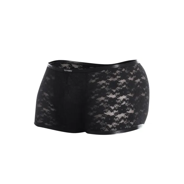Schwarzer Trunk Boxer Shorts L4CE05 von Cut4Men | Fesselliebe.de