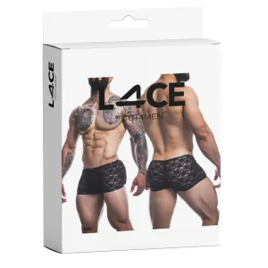 Schwarzer Trunk Boxer Shorts L4CE05 von Cut4Men