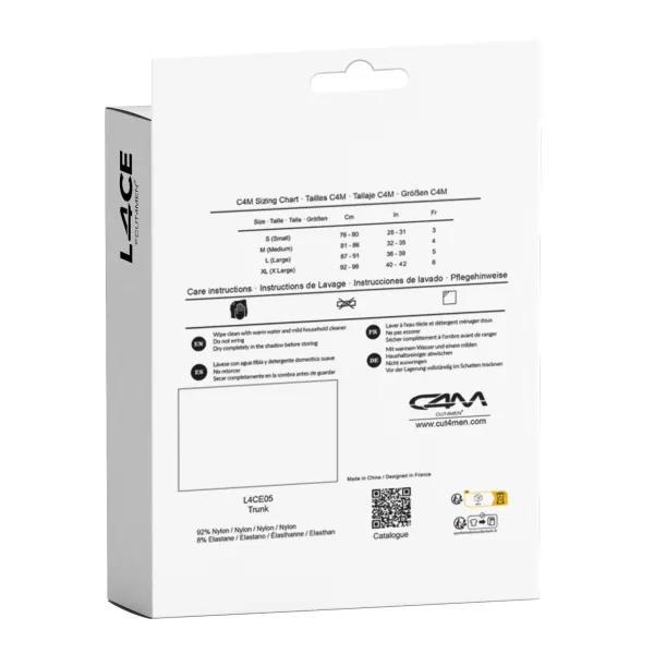 Schwarzer Trunk Boxer Shorts L4CE05 von Cut4Men | Fesselliebe.de