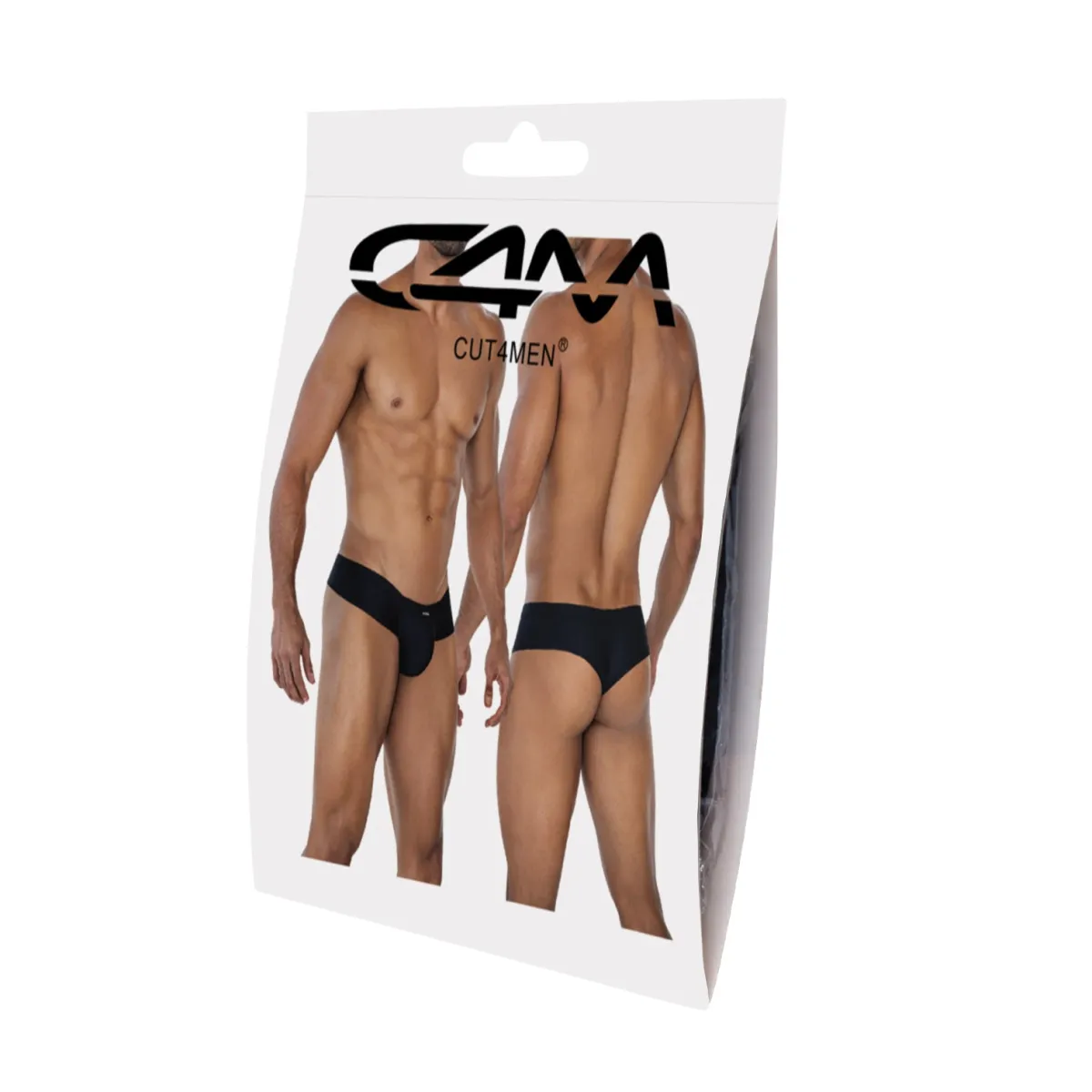 Schwarzer Hybryd Cheeky Brief C4MSPX22 von Cut4Men | Fesselliebe.de