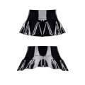 Schwarzer Mini-Rock TDJuliana001 von Demoniq Total Domination Collection