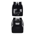 Schwarzer halblanger Lack-Rock TDEulalia001 von Demoniq Total Domination Collection