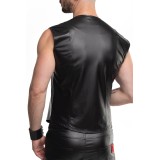 Herren Weste RMCamillo001 schwarz von Regnes Fetish Planet | Fesselliebe.de