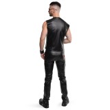 Herren Weste RMCamillo001 schwarz von Regnes Fetish Planet | Fesselliebe.de