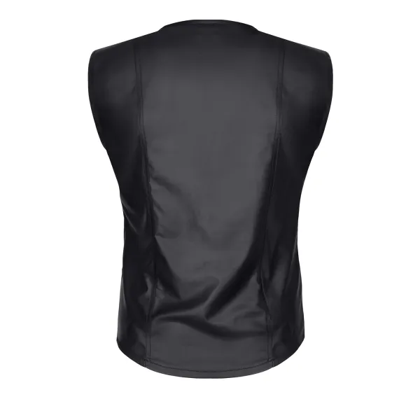 Herren Weste RMCamillo001 schwarz von Regnes Fetish Planet | Fesselliebe.de