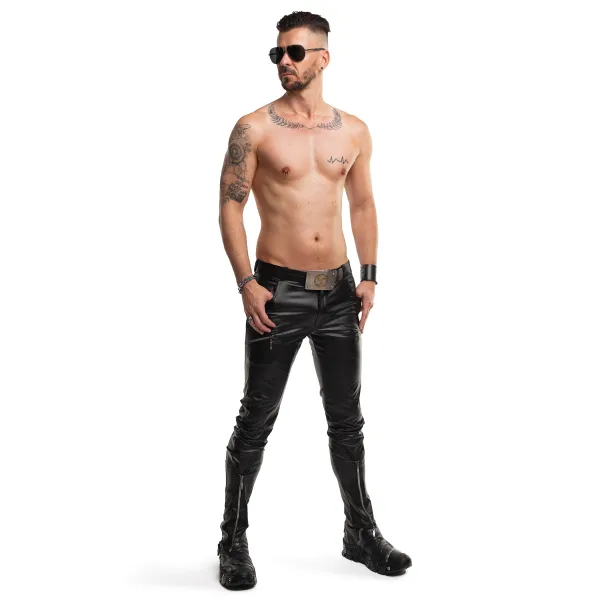 Lange Herren Hose RMGabriele001 schwarz von Regnes Fetish PLanet | Fesselliebe.de