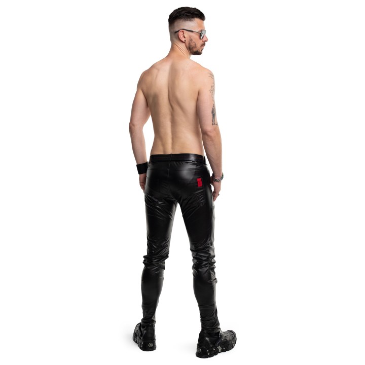 Lange Herren Hose RMGabriele001 schwarz von Regnes Fetish PLanet | Fesselliebe.de