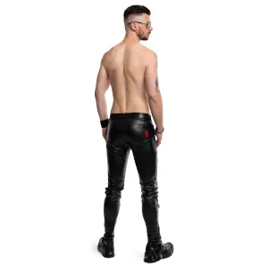 Lange Herren Hose RMGabriele001 schwarz von Regnes Fetish PLanet