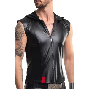 Herren Weste RMDario001 schwarz von Regnes Festish Planet | Fesselliebe.de