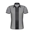 Herren Polo-Shirt RMUgo001 schwarz von Regnes Fetish Planet
