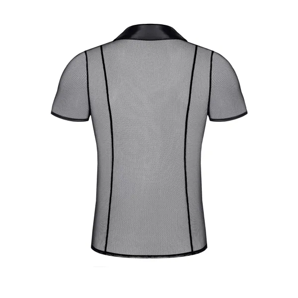 Herren Polo-Shirt RMUgo001 schwarz von Regnes Fetish Planet | Fesselliebe.de