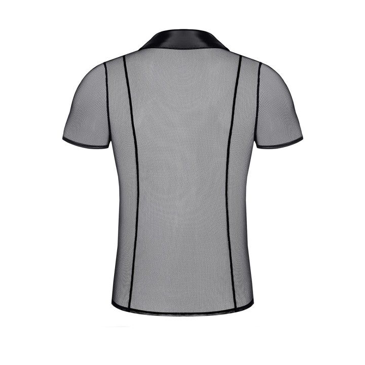 Herren Polo-Shirt RMUgo001 schwarz von Regnes Fetish Planet | Fesselliebe.de