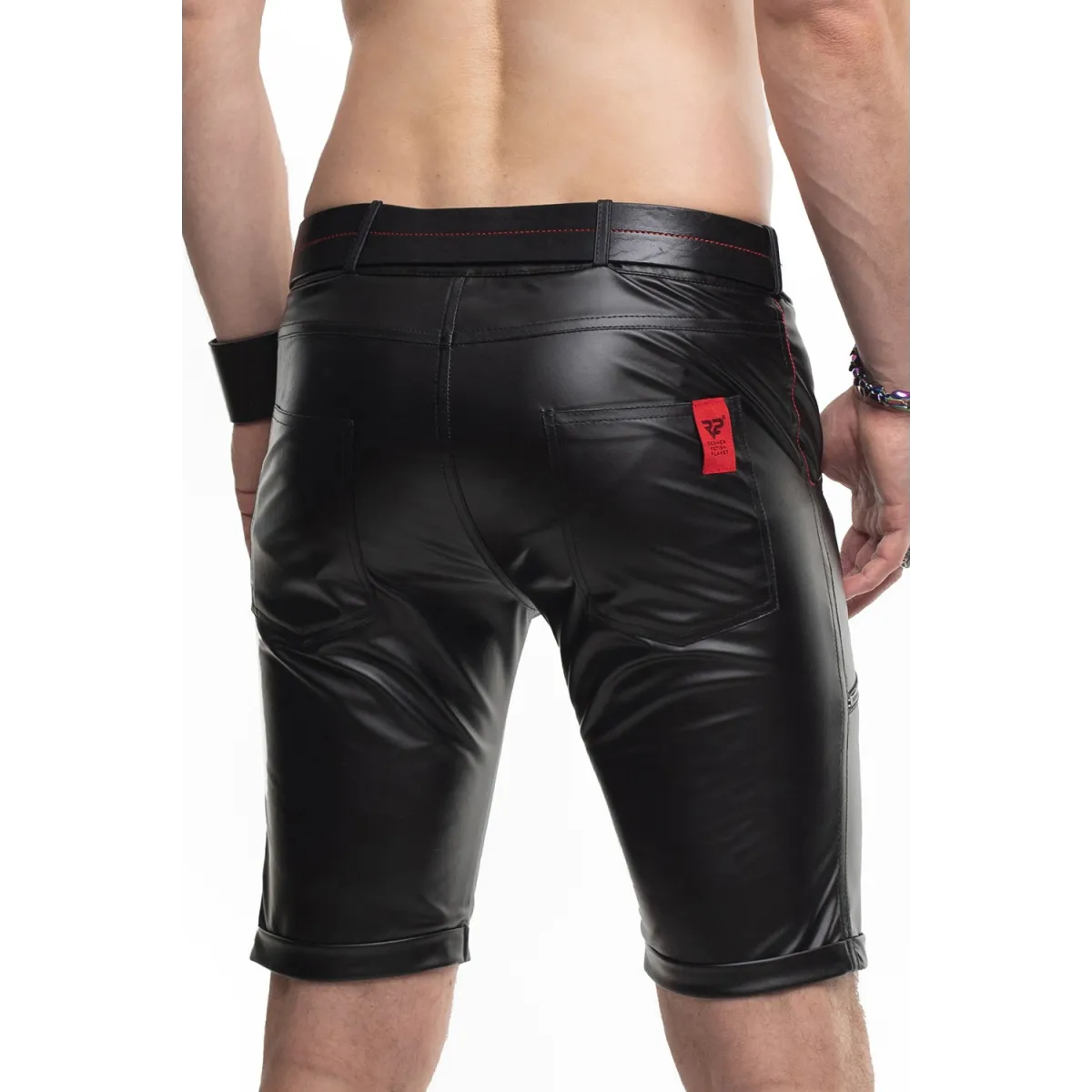 Herren Shorts RMNorberto001 schwarz von Regnes Fetish Planet Red Mark 3 | Fesselliebe.de