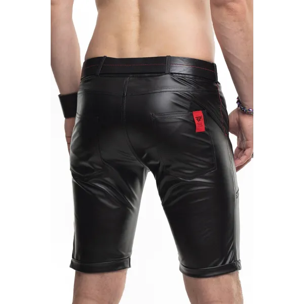Herren Shorts RMNorberto001 schwarz von Regnes Fetish Planet Red Mark 3 | Fesselliebe.de