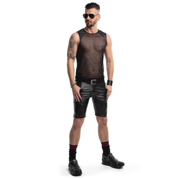 Herren Shorts RMNorberto001 schwarz von Regnes Fetish Planet Red Mark 3 | Fesselliebe.de