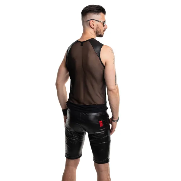 Herren Shorts RMNorberto001 schwarz von Regnes Fetish Planet Red Mark 3 | Fesselliebe.de