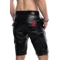 Herren Shorts RMPaolo001 schwarz von Regnes Fetish Planet Red Mark 3