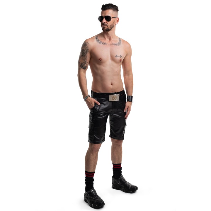 Herren Shorts RMPaolo001 schwarz von Regnes Fetish Planet Red Mark 3 | Fesselliebe.de