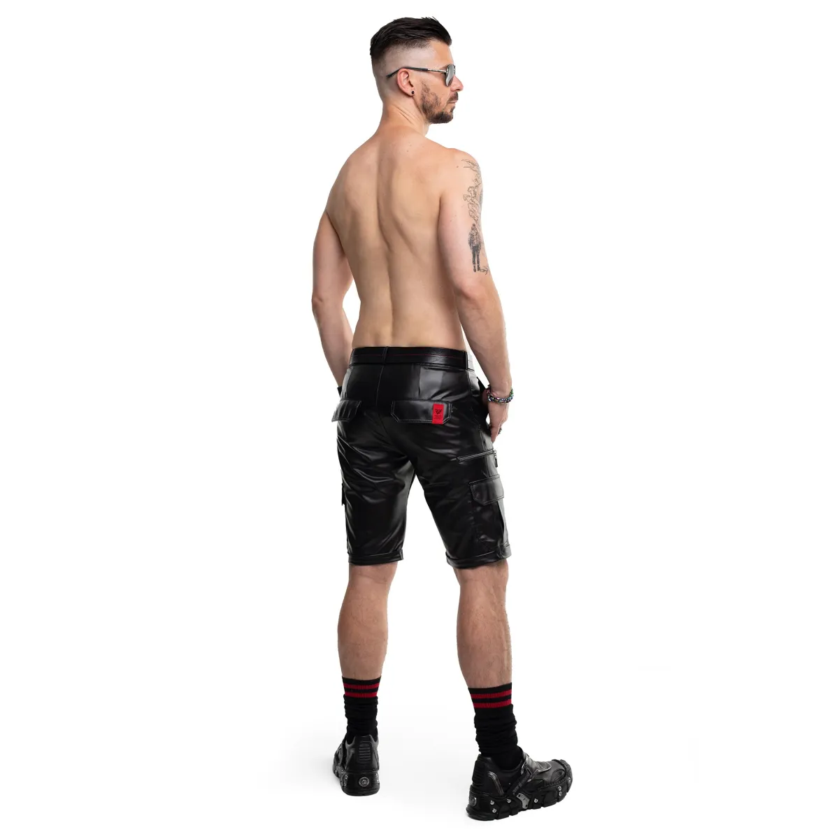 Herren Shorts RMPaolo001 schwarz von Regnes Fetish Planet Red Mark 3 | Fesselliebe.de