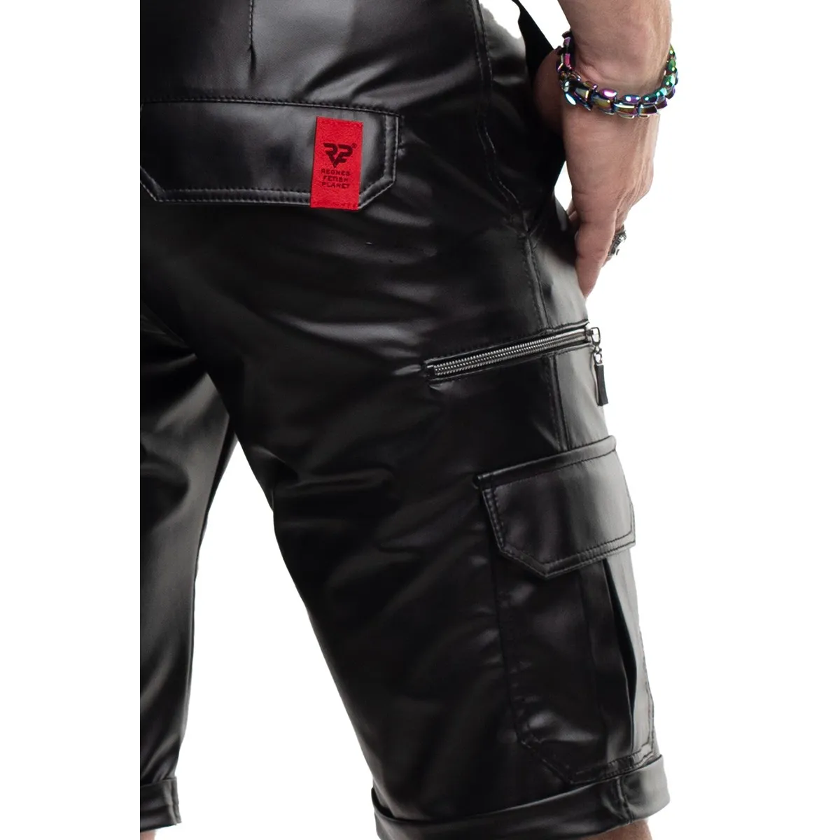 Herren Shorts RMPaolo001 schwarz von Regnes Fetish Planet Red Mark 3 | Fesselliebe.de