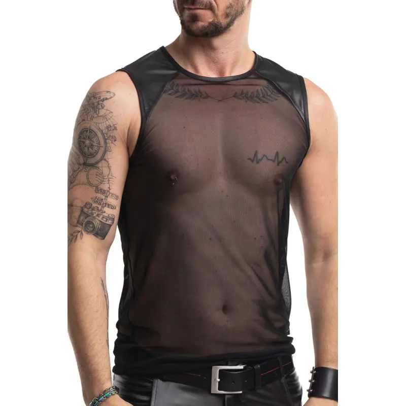 Herren Shirt RMTizian001 schwarz von Regnes Fetsih Plante Red Mark 3 | Fesselliebe.de