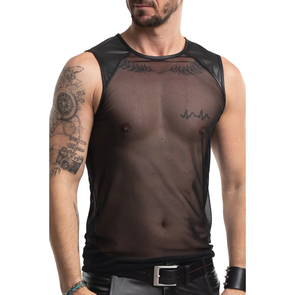 Herren Shirt RMTizian001 schwarz von Regnes Fetsih Plante Red Mark 3 | Fesselliebe.de