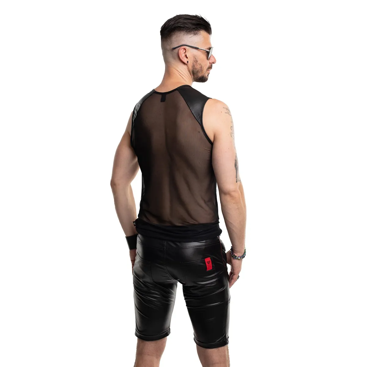 Herren Shirt RMTizian001 schwarz von Regnes Fetsih Plante Red Mark 3 | Fesselliebe.de