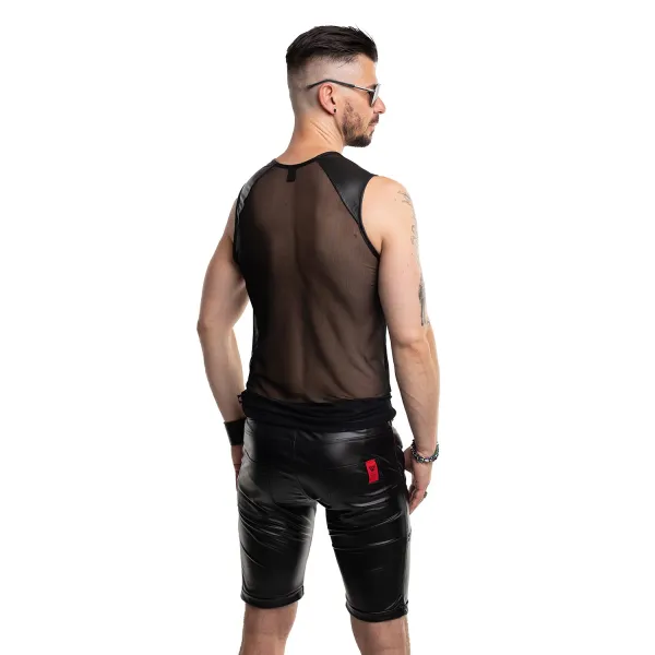 Herren Shirt RMTizian001 schwarz von Regnes Fetsih Plante Red Mark 3 | Fesselliebe.de