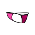Pinker Mini Tanga Kini C4MSPX17 GLOW von Cut4Men