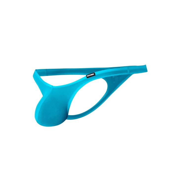 Türkiser Low Rise Bulge String Netz C4MSPXBUL02 GLOW von Cut4Men | Fesselliebe.de