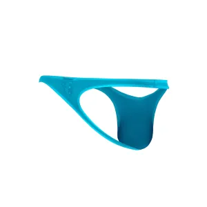 Türkiser Low Rise Bulge String Netz C4MSPXBUL02 GLOW von Cut4Men