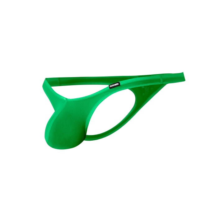 Grüner Low Rise Bulge String Netz C4MSPXBUL02 GLOW von Cut4Men | Fesselliebe.de