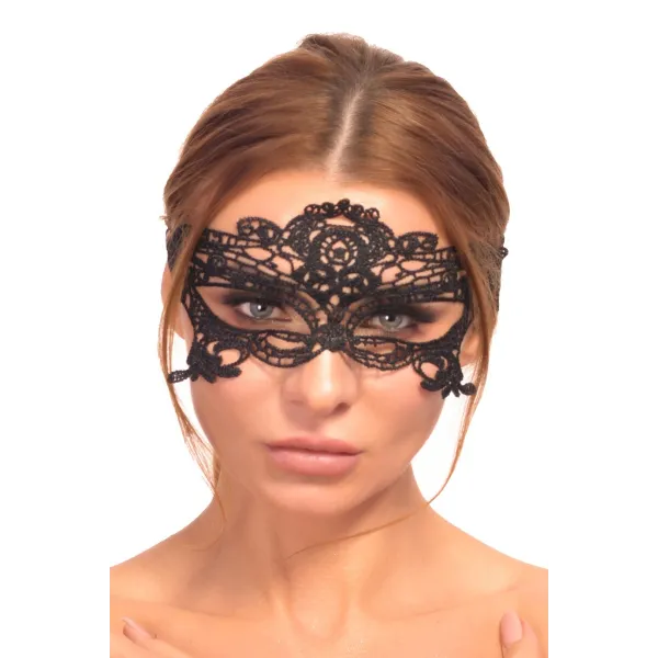Schwarze Augenmaske A7784 von 7Heaven | Fesselliebe.de