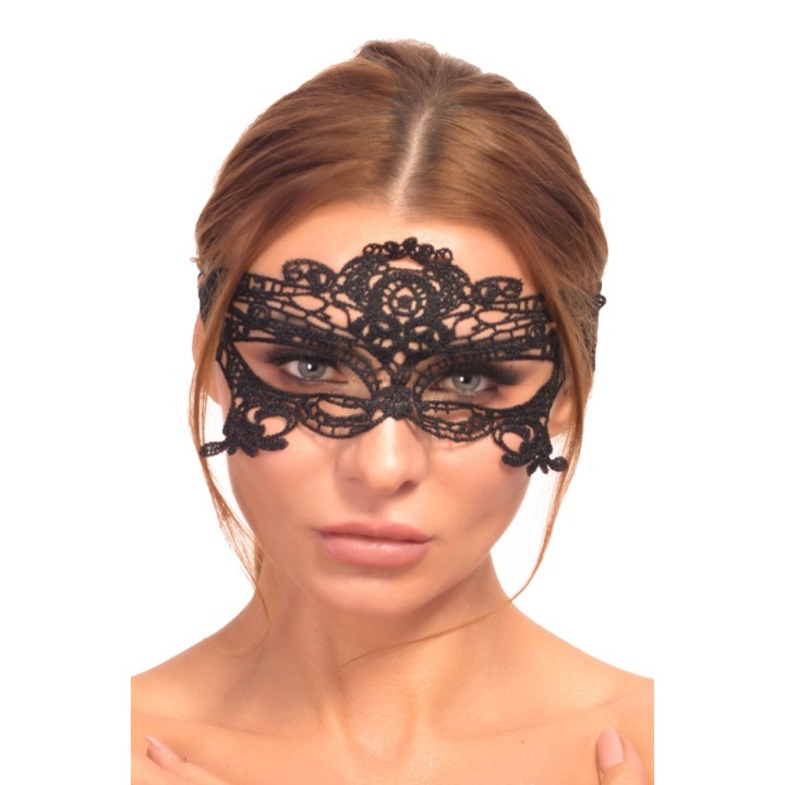 Schwarze Augenmaske A7784 von 7Heaven | Fesselliebe.de