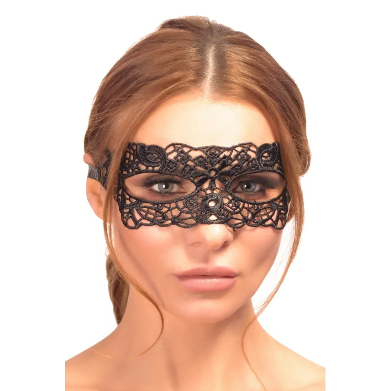 Schwarze Augenmaske A7788 von 7Heaven | Fesselliebe.de