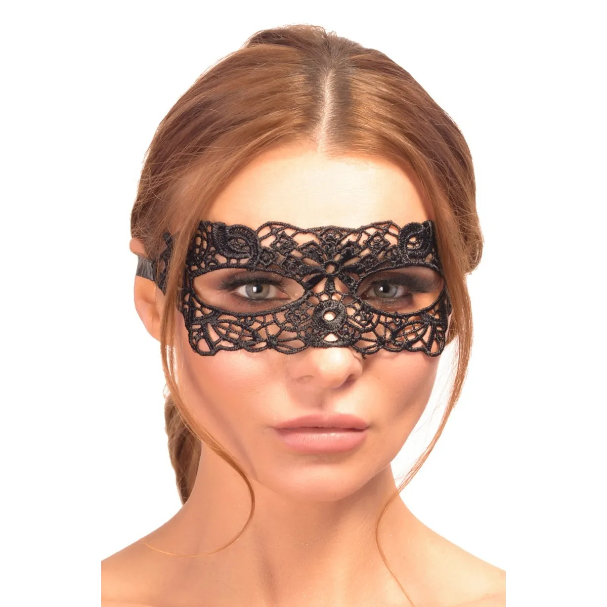 Schwarze Augenmaske A7788 von 7Heaven | Fesselliebe.de