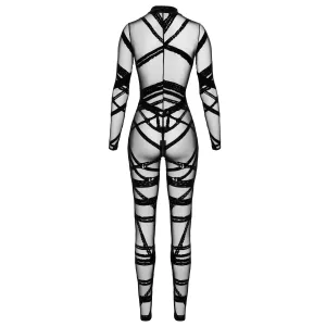 F357 Bondesque Catsuit von Noir Handmade