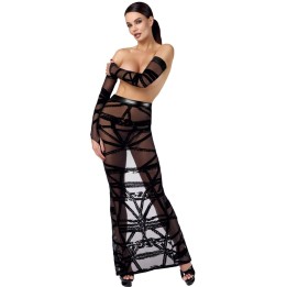 F360 langer Rock Bondesque von Noir Handmade | Fesselliebe.de