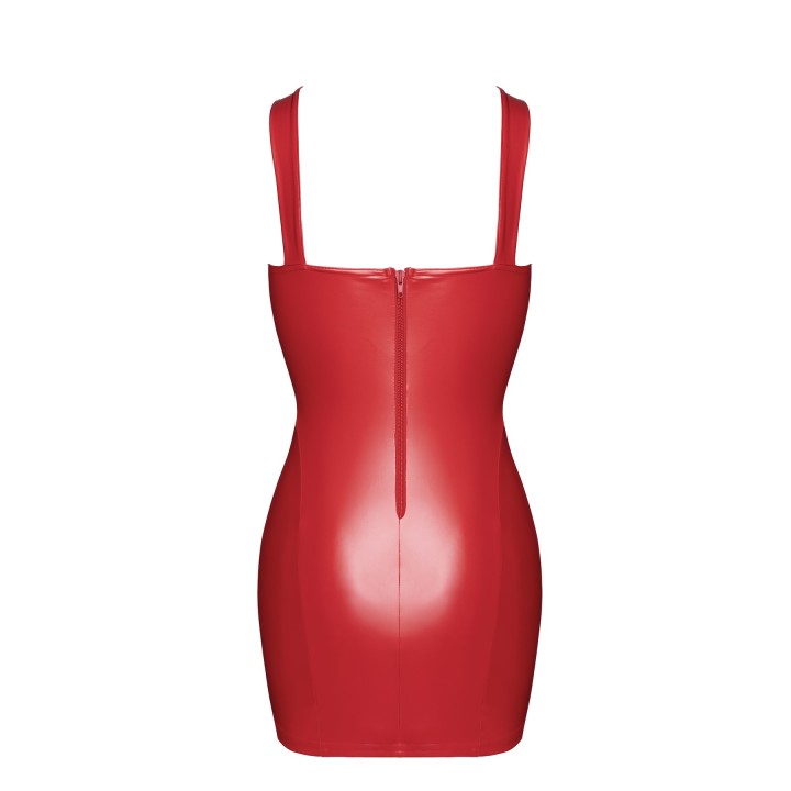 F364 rotes Bombshell Minikleid mit Schnürung von Noir Handmade | Fesselliebe.de