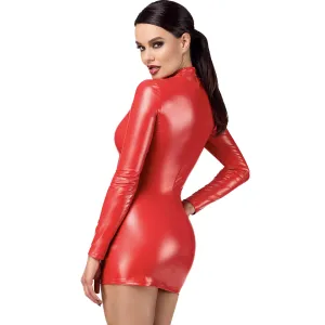 F367 Bombshell Bodycon Minikleid rot von Noir Handmade