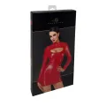 F367 Bombshell Bodycon Minikleid rot von Noir Handmade
