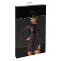 F369 Crossfire Netz und Wetlook Minikleid von Noir Handmade