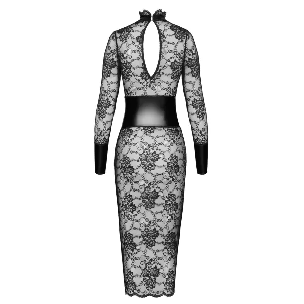 F375 halblanges Kleid Noirelle aus Spitze von Noir Handmade | Fesselliebe.de