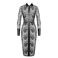 F376 halblanges Kleid Noirelle aus Spitze von Noir Handmade