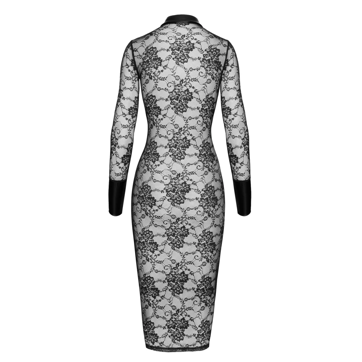 F376 halblanges Kleid Noirelle aus Spitze von Noir Handmade | Fesselliebe.de